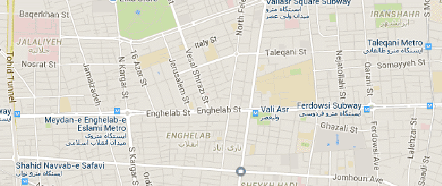 مکان ما در نقشه